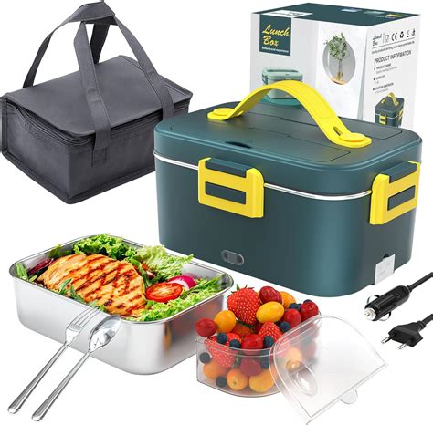 electric lunch box food heater 5 minutes|best 12v heated lunch box.